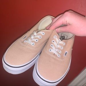 slip on light pink vans!!